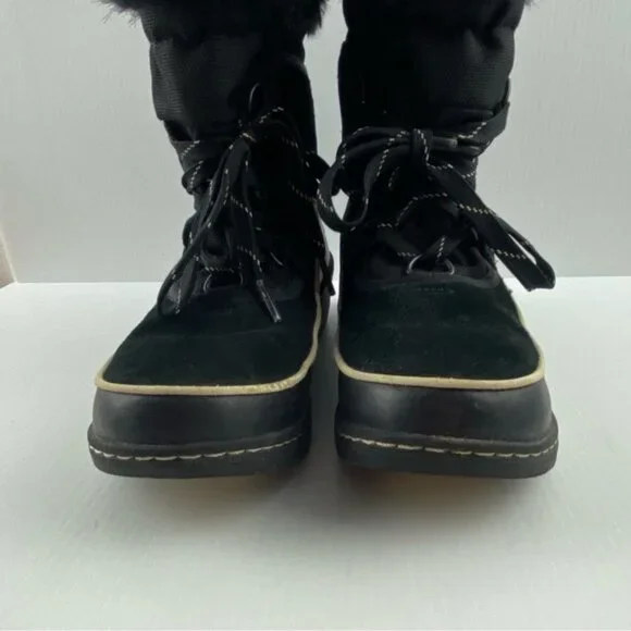 Sorel Tivoli II Boots Suede Faux Fur Winter Snow Boots - Picture 3 of 10